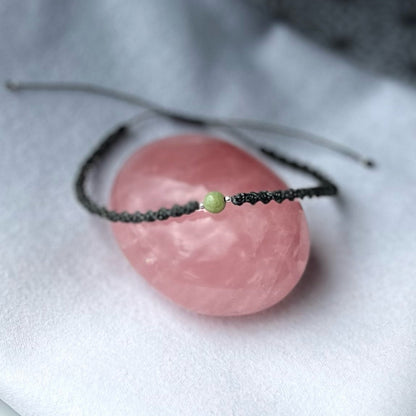 Peridot Fußkettchen PURE CONNECTION Milu Arts and Macrame