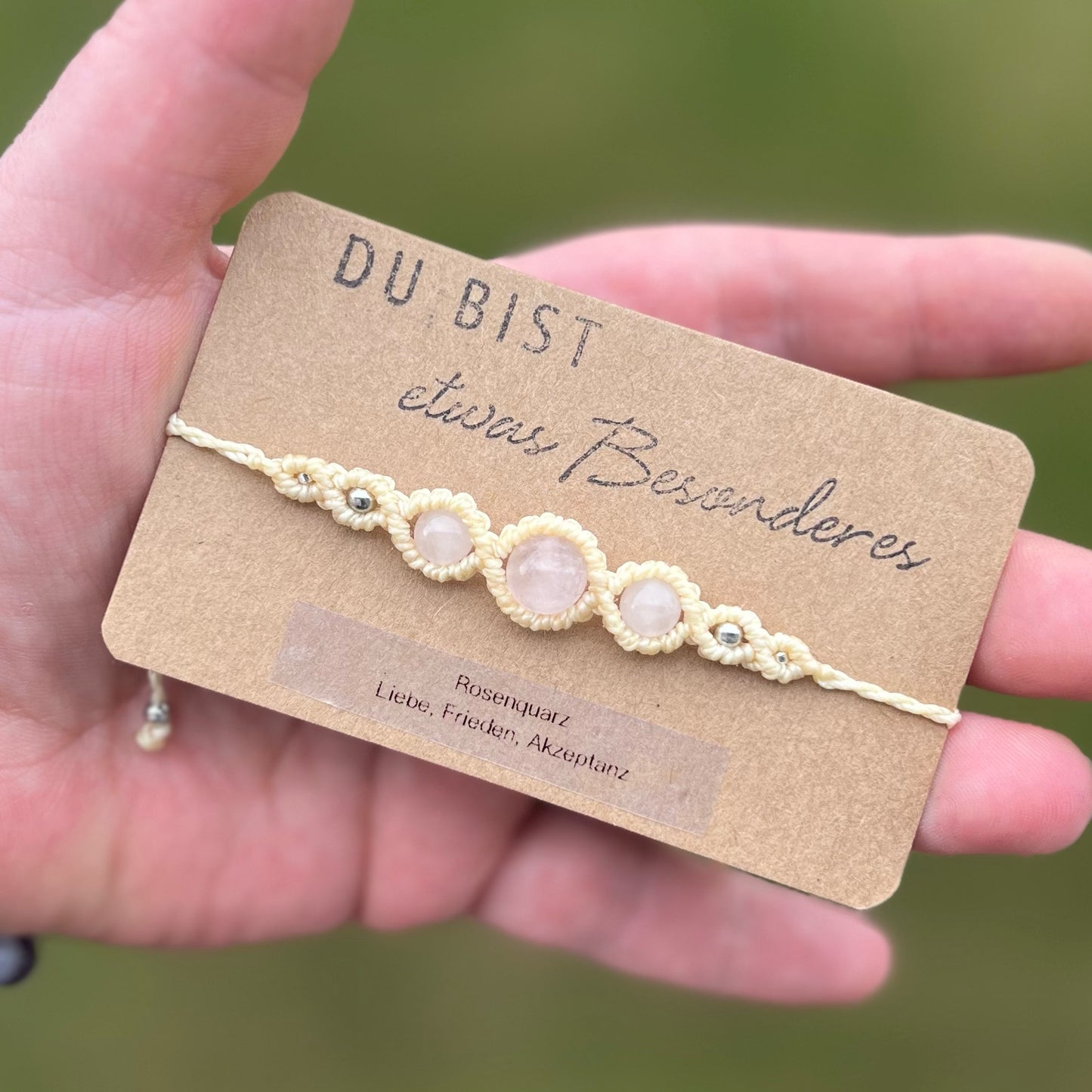 Rosenquarz Armband PURE HARMONY