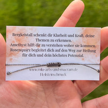 Lade das Bild in den Galerie-Viewer, Selbstliebe Heilstein Armband
