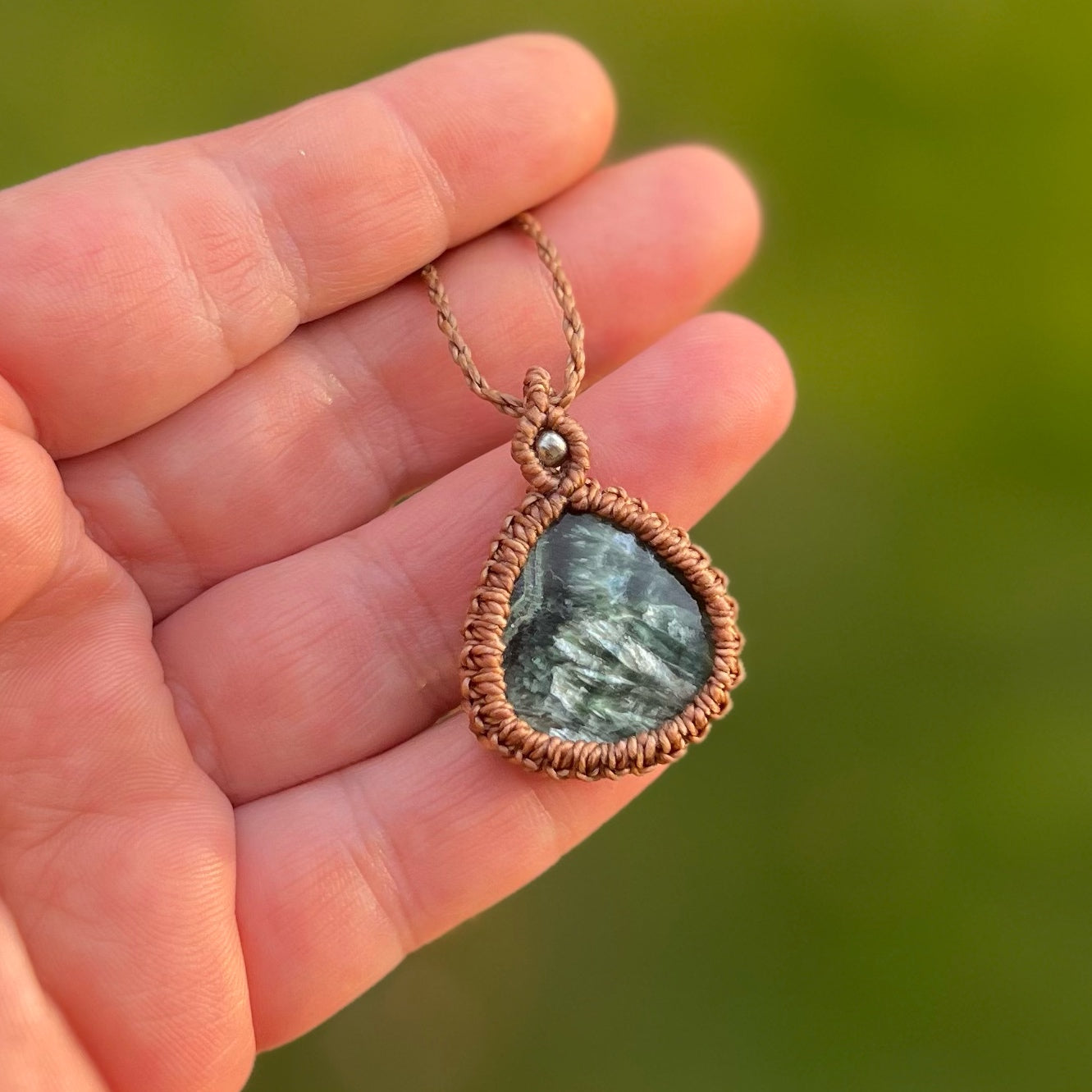 Seraphinit Kette SIMPLICITY Milu Arts and Macrame