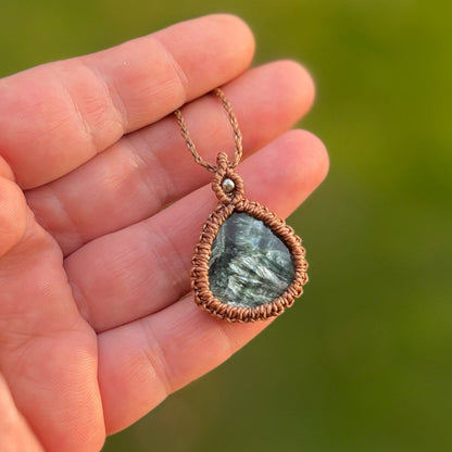 Seraphinit Kette SIMPLICITY Milu Arts and Macrame