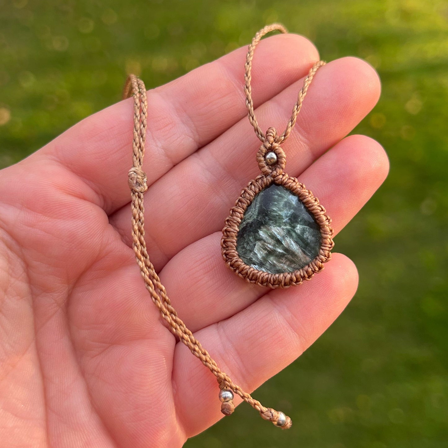 Seraphinit Kette SIMPLICITY Milu Arts and Macrame