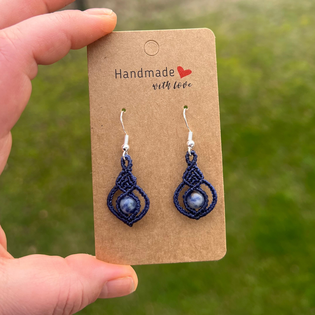 Sodalith Ohrringe ROOTED LITE