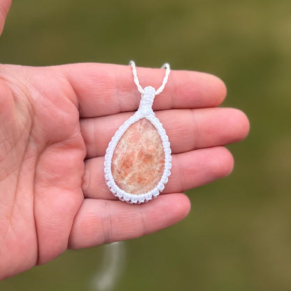 Sonnenstein Kette SIMPLICITY Milu Arts and Macrame