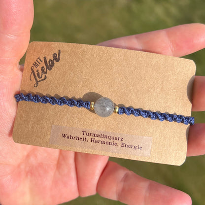 Turmalinquarz Armband Milu Arts and Macrame