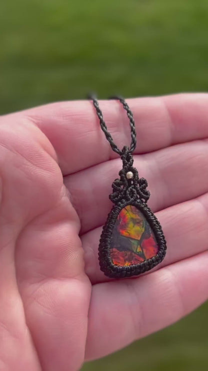 Ammolit Kette MIRACLE BLISS schwarz