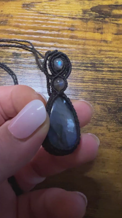 Labradorit Kette mystisch