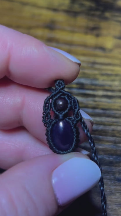 Opal Kette mit Granat