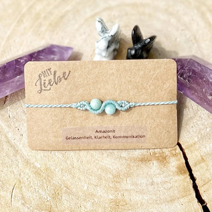 Amazonit Armband Milu Arts and Macrame