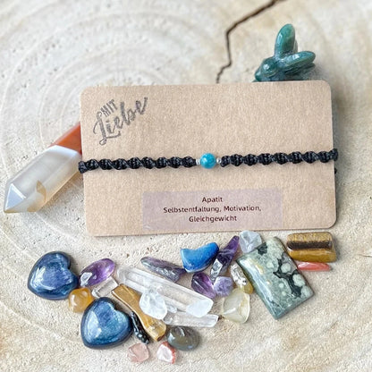 Apatit Armband PURE CONNECTION Milu Arts and Macrame
