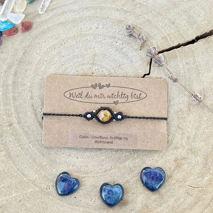 Citrin Armband Milu Arts and Macrame