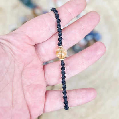 Citrin Armband Milu Arts and Macrame