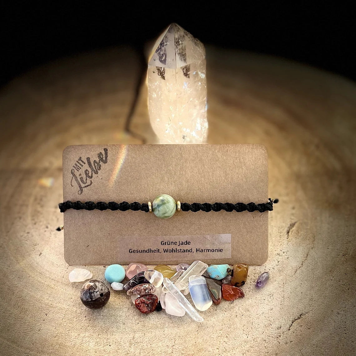 Grüne Jade Armband