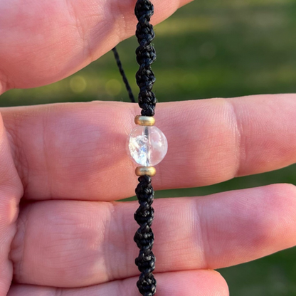 Bergkristall Armband Milu Arts and Macrame