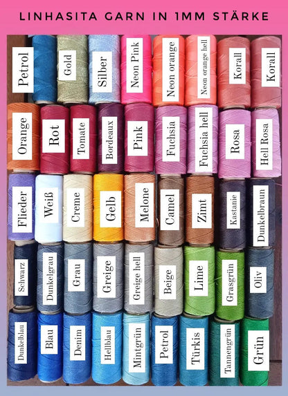 Filigrane Kraftkette Aquamarin Milu Arts and Macrame