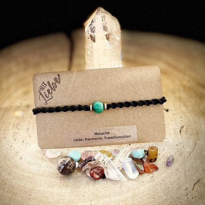 Malachit Armband Milu Arts and Macrame
