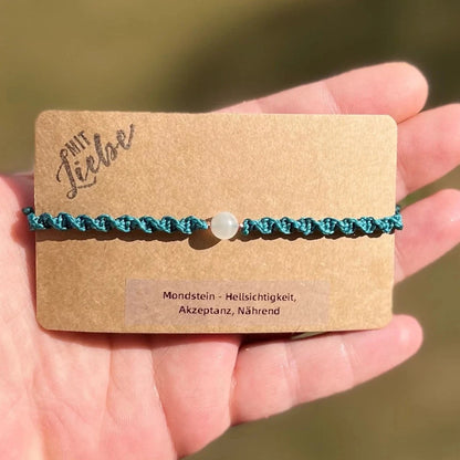 Mondstein Armband Milu Arts and Macrame