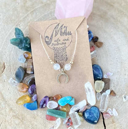 Mondsteinkette Milu Arts and Macrame