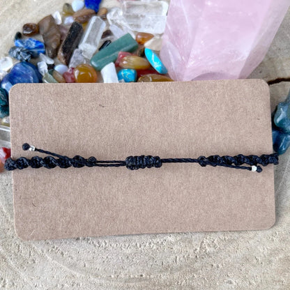 Regenbogen Mondstein Armband mit Karneol Milu Arts and Macrame