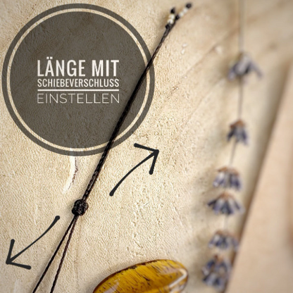 Filigrane Kraftkette Aquamarin Milu Arts and Macrame