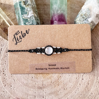 Selenit Armband Milu Arts and Macrame