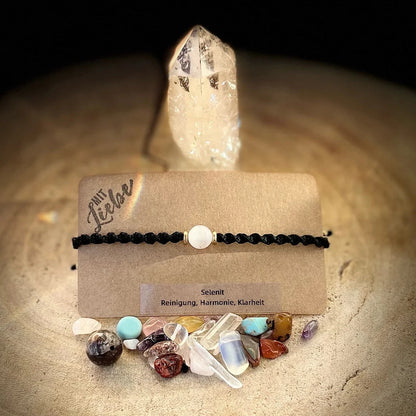 Selenit Armband Milu Arts and Macrame