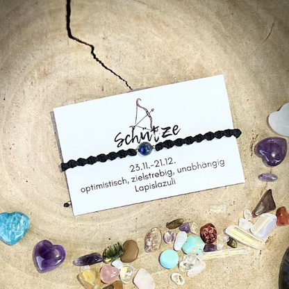 Sternzeichen Armband Schütze Milu Arts and Macrame