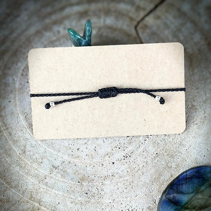 Turmalin Armband INFINITY Milu Arts and Macrame